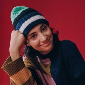 Everlane Striped Multicolor Beanie